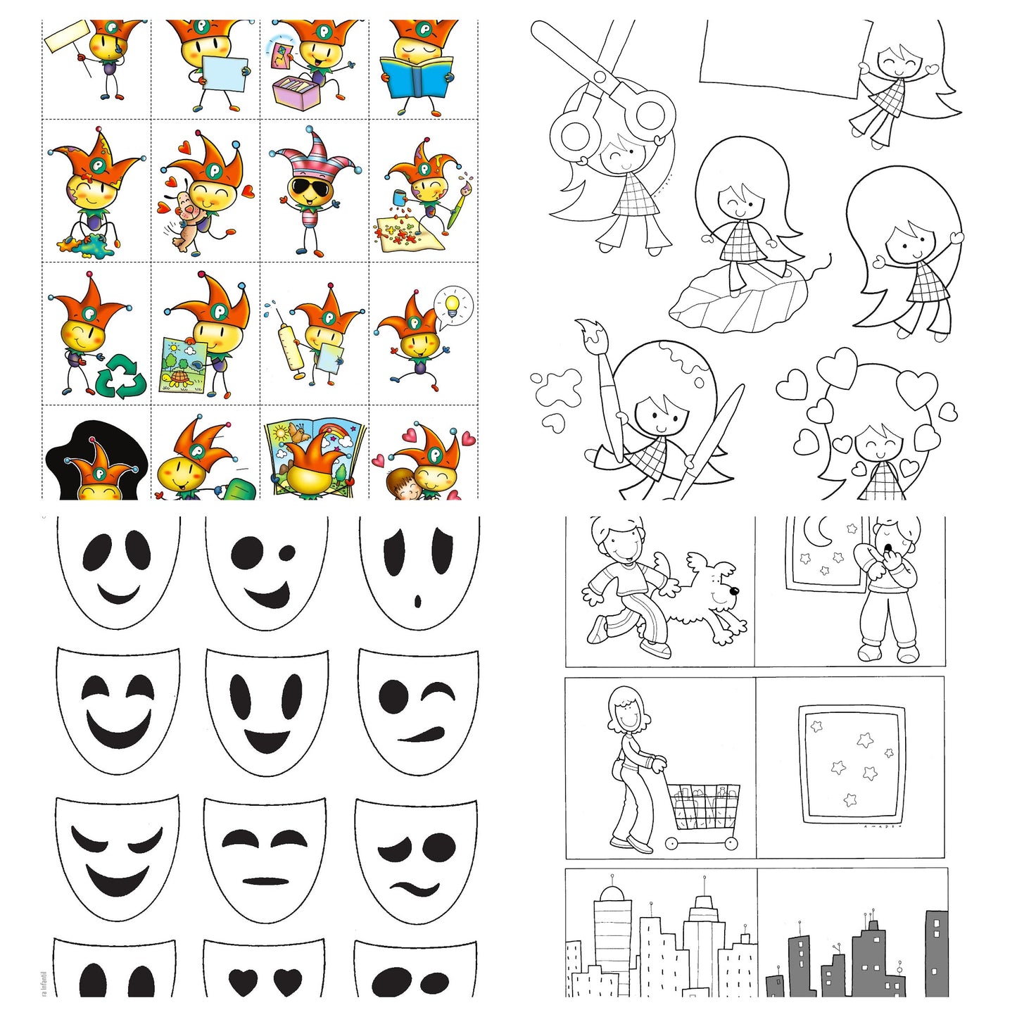 Figuras Maestr@ Infantil - Pack Digital Primavera