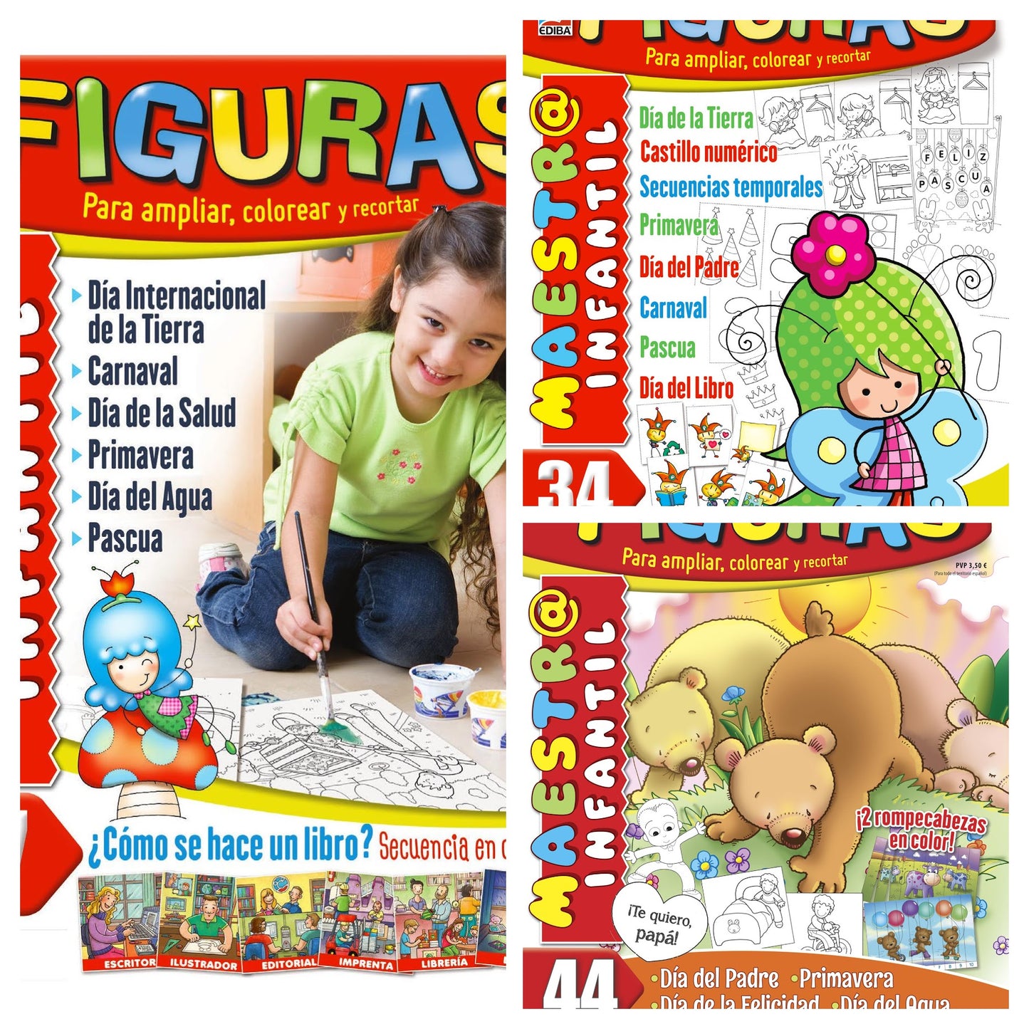 Figuras Maestr@ Infantil - Pack Digital Primavera