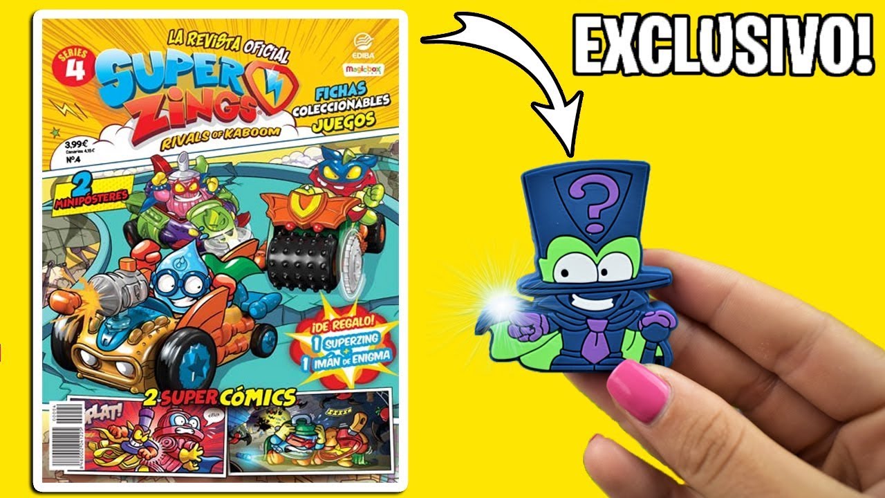 Imán Exclusivo Enigma Superzings Serie 4