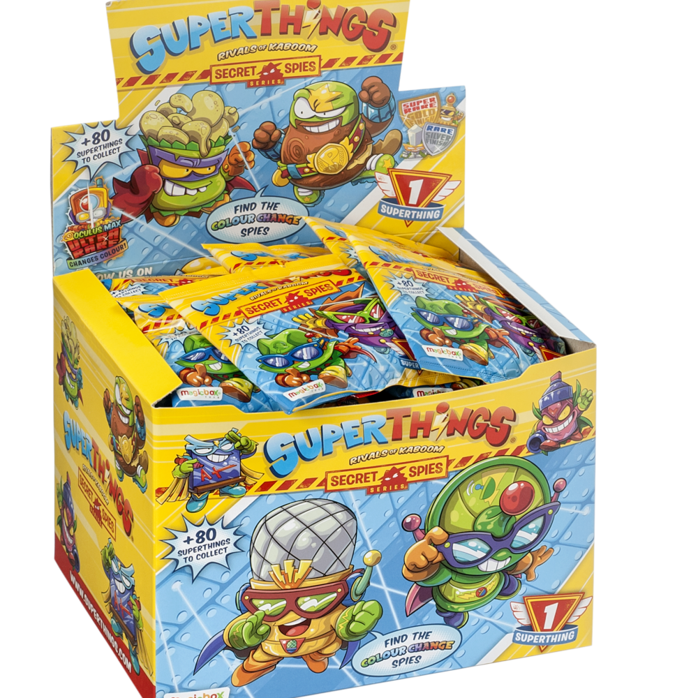 Pack 10 Sobres Superthings Serie Secret Spies