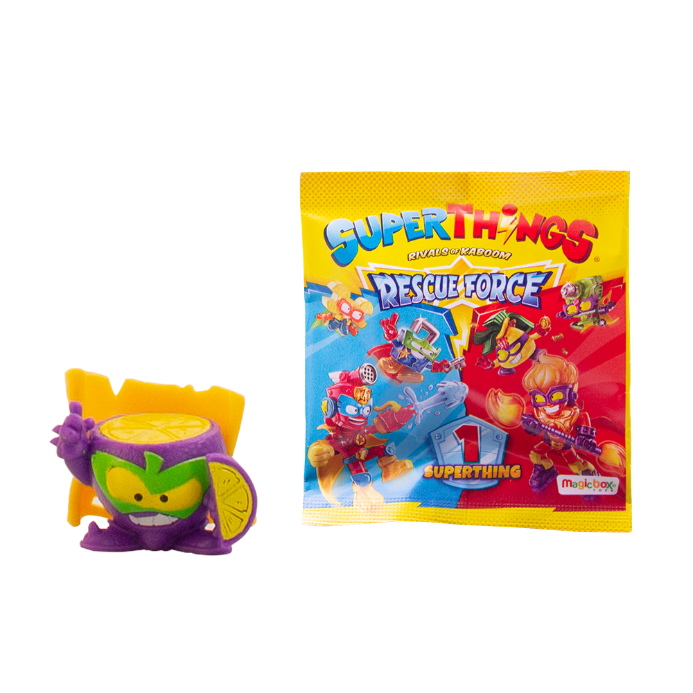 Pack 10 Sobres Superthings Serie Rescue Force