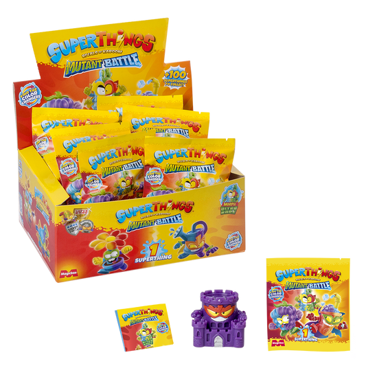 Pack 10 Sobres Superthings Serie Mutant Battle