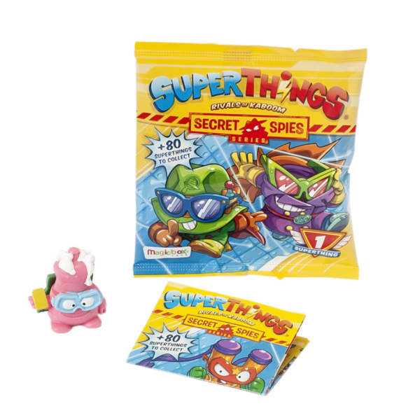 Pack 10 Sobres Superthings Serie Secret Spies