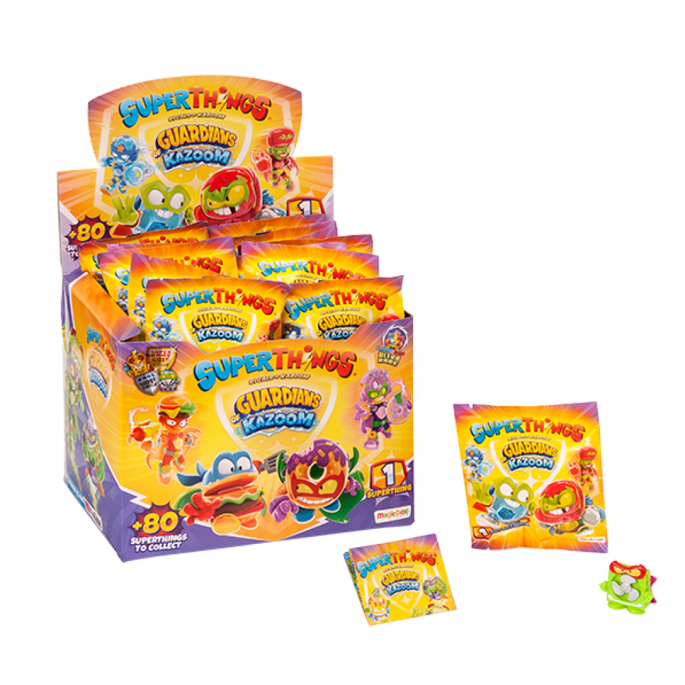 Pack 10 Sobres Superthings Serie Guardians of Kazoom