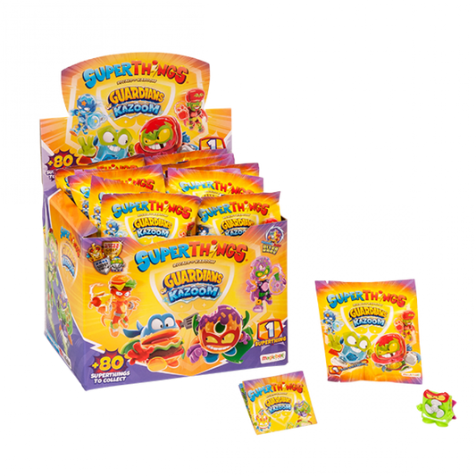 Pack 10 Sobres Superthings Serie Guardians of Kazoom