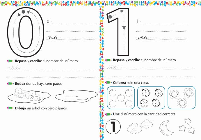 Fichas Educativas Nº 2 - Aprende los Números menores de 100