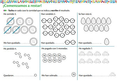 Fichas Educativas Nº 5 - Aprende a Restar