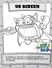 Libro para Colorear Superthings Nº 8 Serie Kazoom Kids