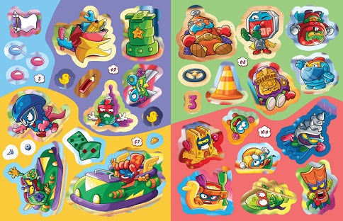 Libro con Stickers Superthings Nº 7 Serie Guardians of Kazoom