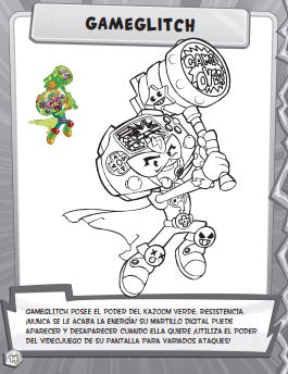 Libro para Colorear Superthings Nº 9 Serie Guardians of Kazoom