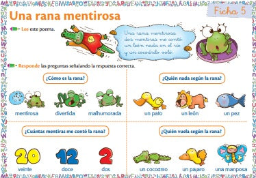 Fichas Educativas Nº 7 - Aprende Comprensión Lectora