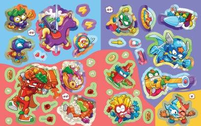 Libro con Stickers Superthings Nº 7 Serie Guardians of Kazoom