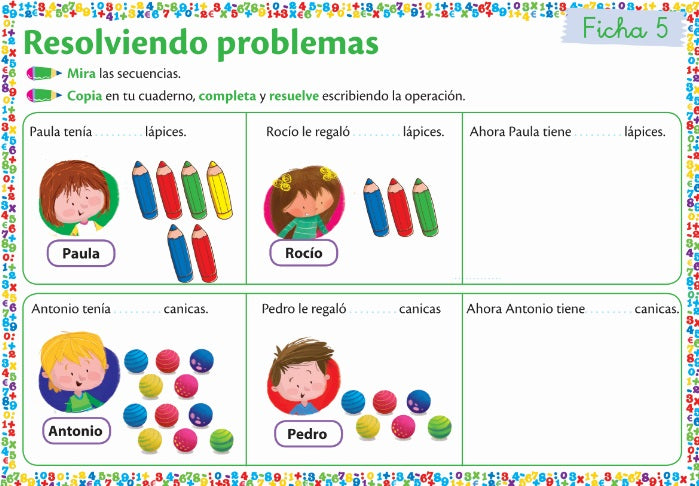 Fichas Educativas Nº 1 - Aprende a Sumar