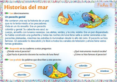 Fichas Educativas Nº 7 - Aprende Comprensión Lectora