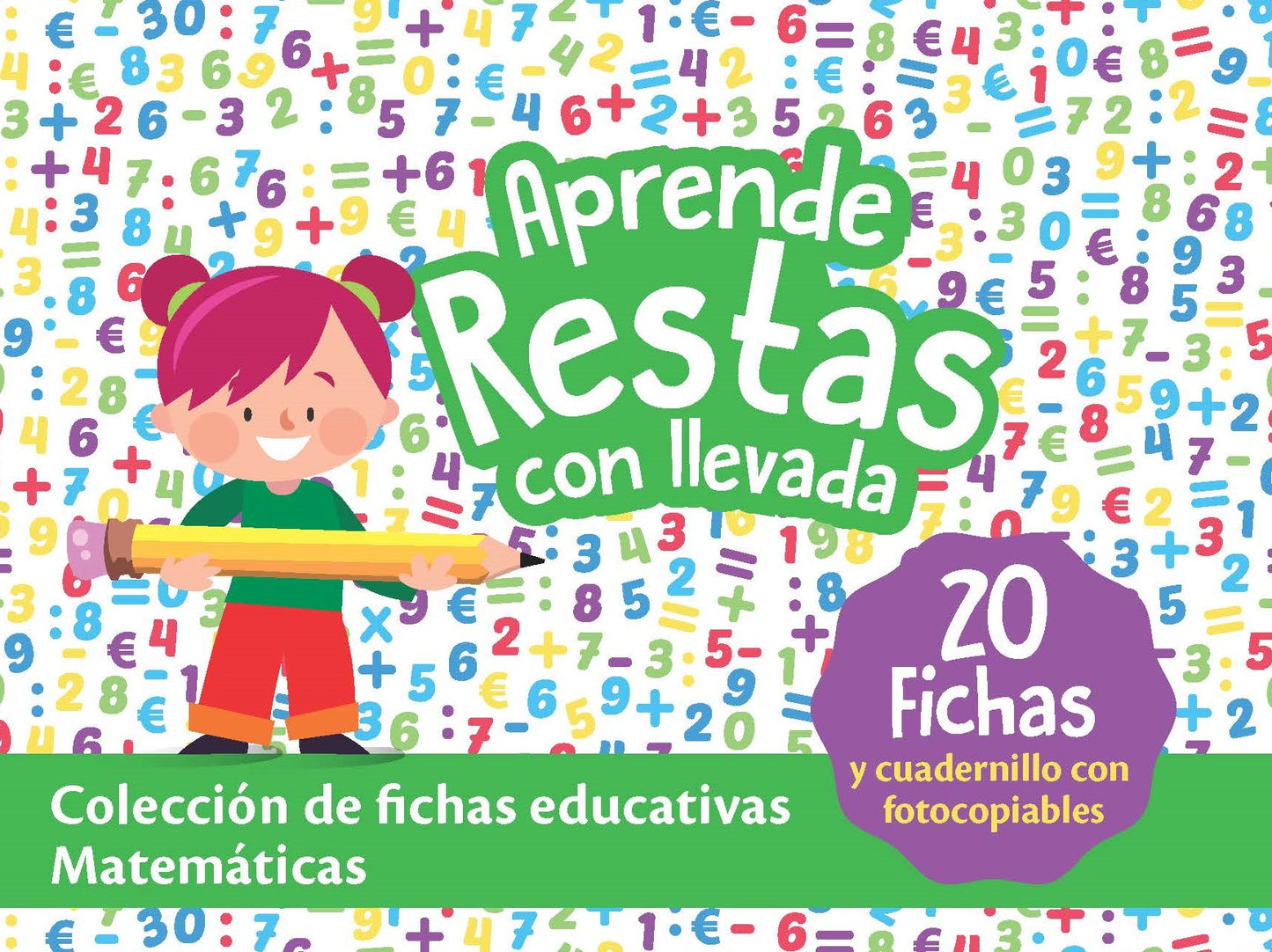 Fichas Educativas Nº10 - Aprende Restas con llevada