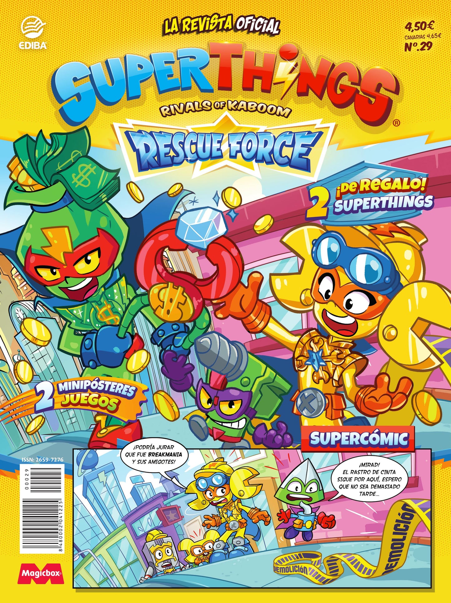 Superthings Nº 29 Serie Rescue Force