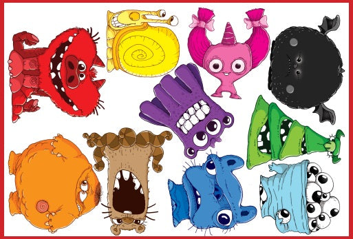 Libro para Colorear Mis Amigos Los Monstruos Nº 2