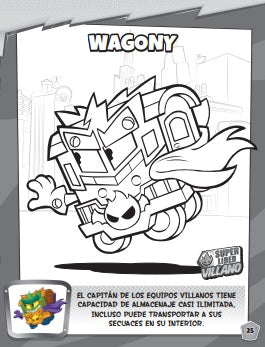 Libro para Colorear Superthings Nº10 Serie Rescue Force