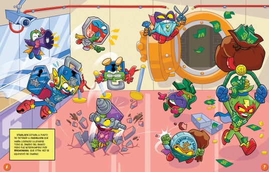 Libro con Stickers Superthings Nº 8 Serie Rescue Force