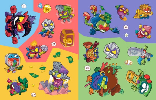 Libro con Stickers Superthings Nº 8 Serie Rescue Force