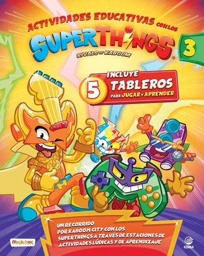 Actividades Educativas con los Superthings Nº 3 Serie Guardians of Kazoom