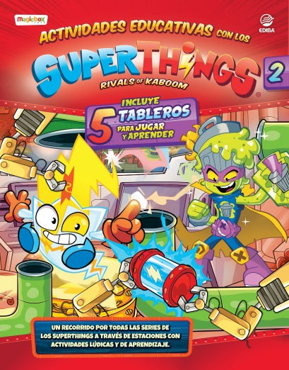 Actividades Educativas con los Superthings Nº 2 Serie Kazoom Kids