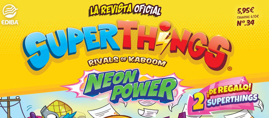 Venta anticipada de Superthings Nº 34 Serie Neon Power