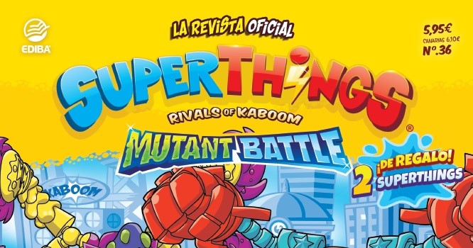 Venta anticipada de Superthings Nº 36 Serie Mutant Battle