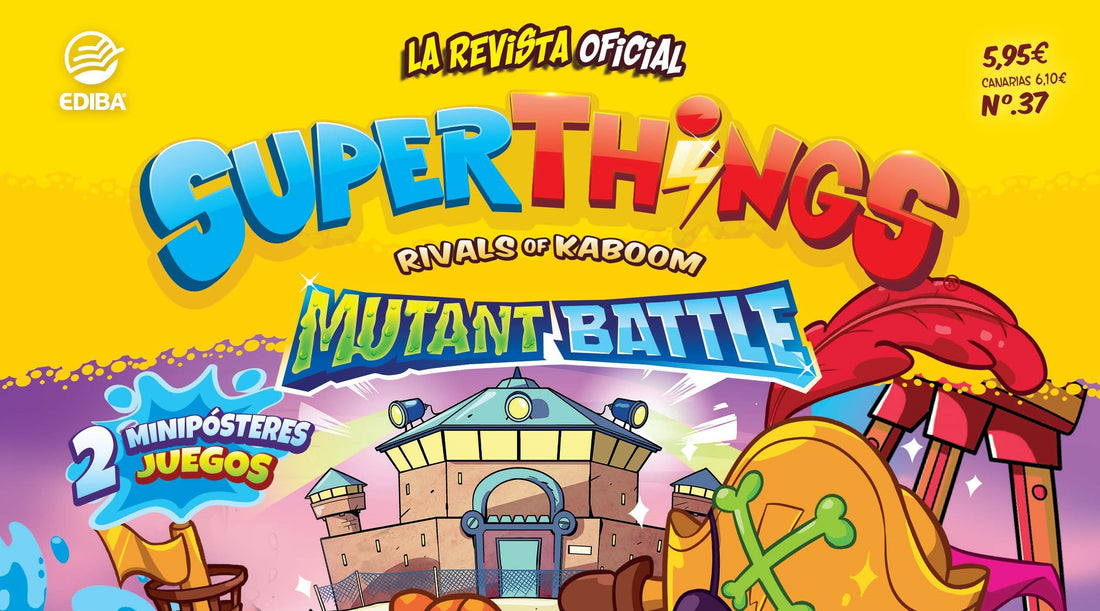 Venta anticipada de revistas Superthings edición Noviembre/2023 Serie Mutant Battle