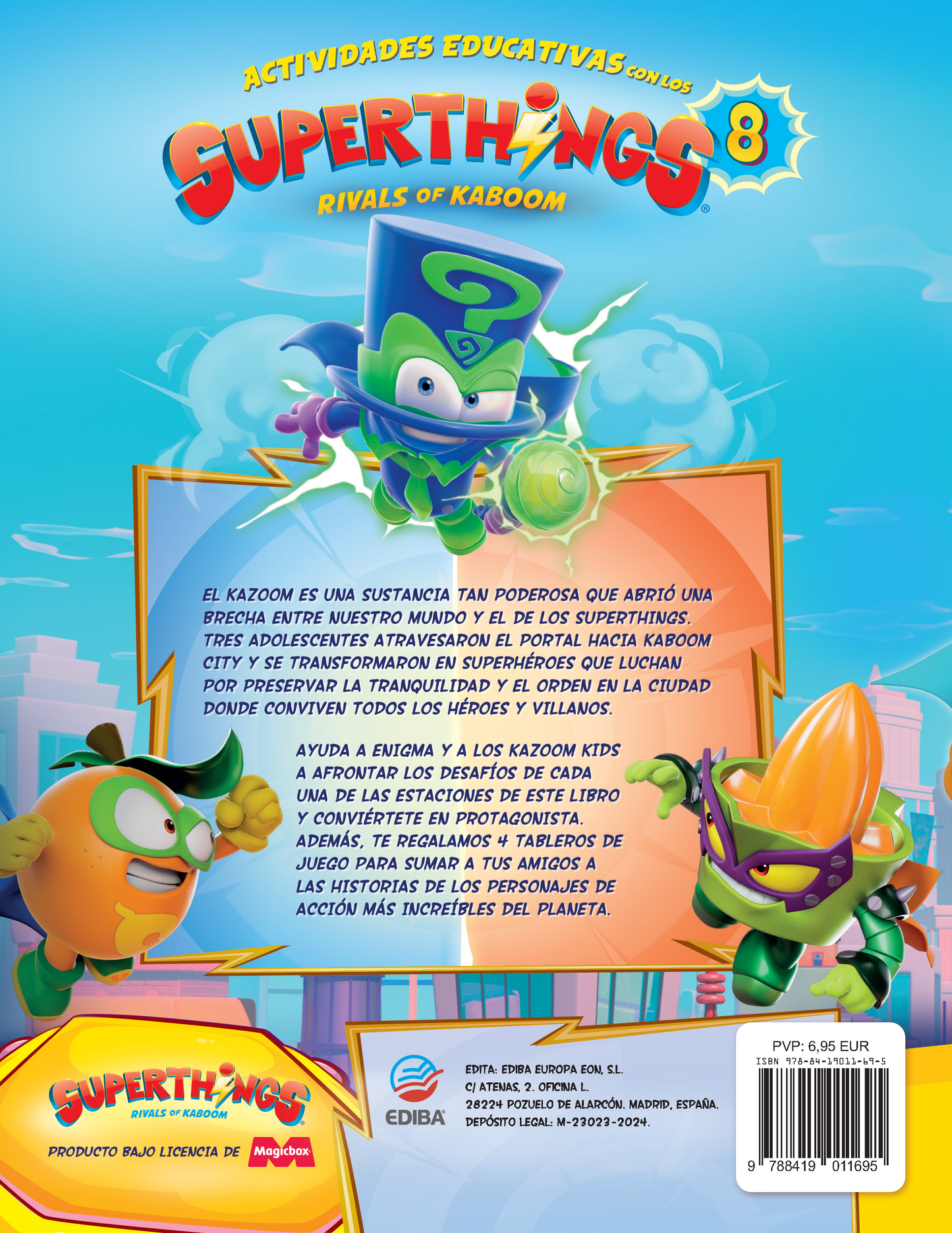 Actividades Educativas con los Superthings Nº 8 Serie Kazoom Power