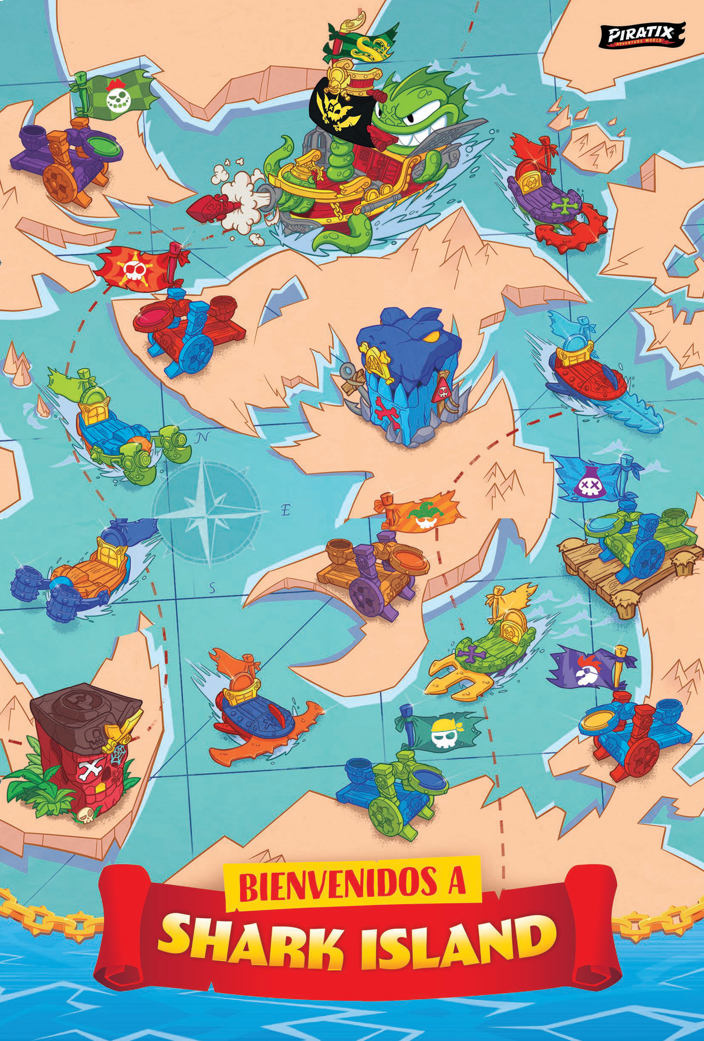 Revista Piratix Nº 2 Adventure World. Serie Shark Treasure.