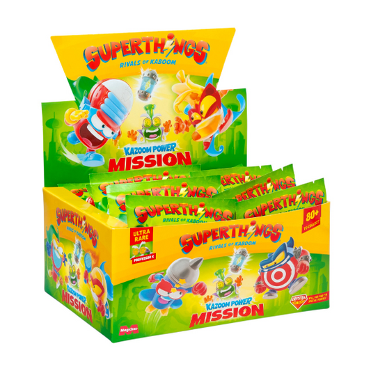 Pack 10 sobres Superthings - Serie Kazoom Power - Mission