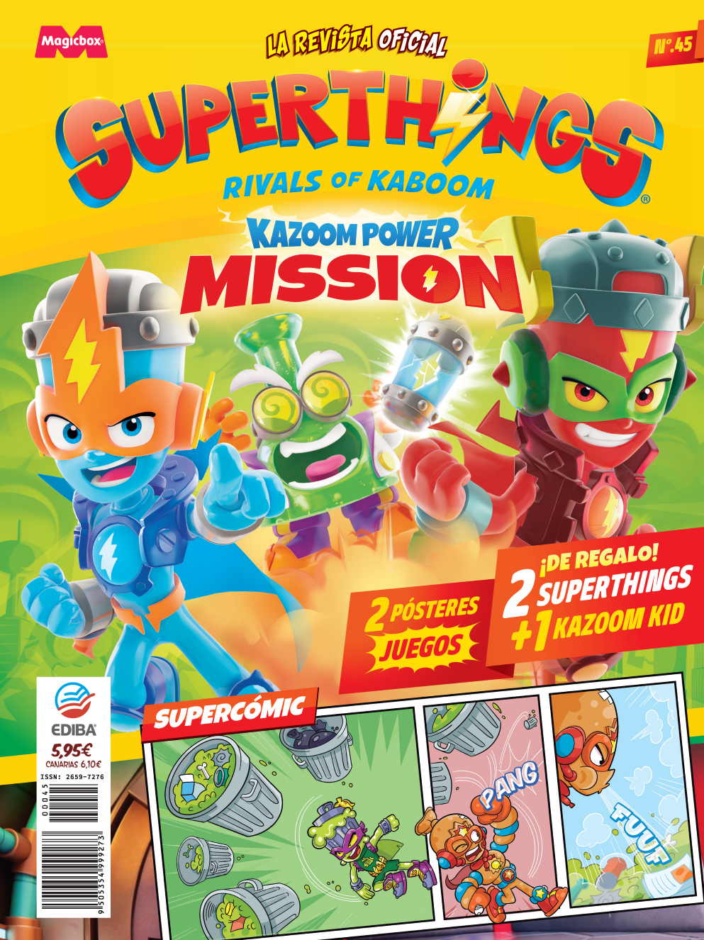 Superthings Nº 45 Serie Kazoom Power Mission