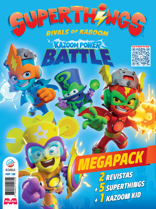 Pack Superthings Serie Kazoom Power Battle - Megapack