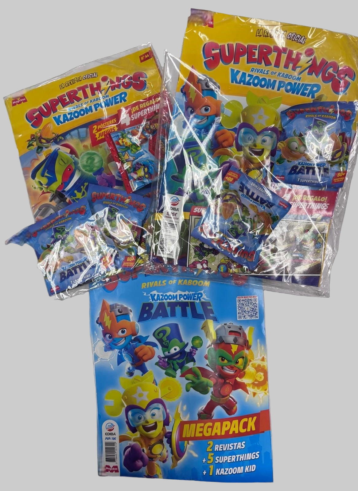 Pack Superthings Serie Kazoom Power Battle - Megapack