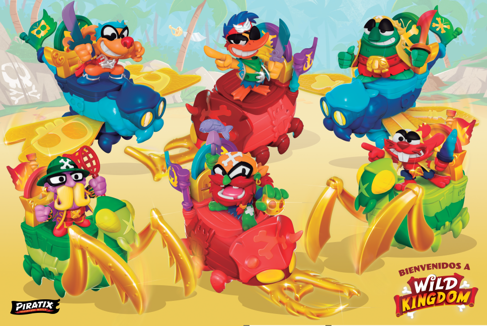 Libro para Colorear Piratix Nº 1 Wild Kingdom