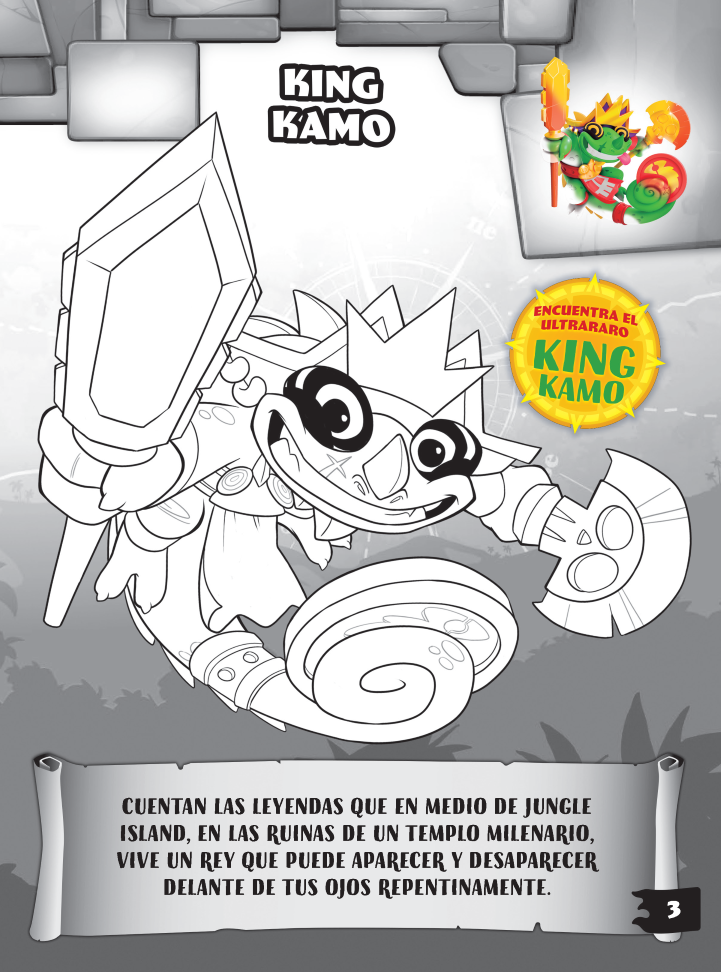 Libro para Colorear Piratix Nº 1 Wild Kingdom