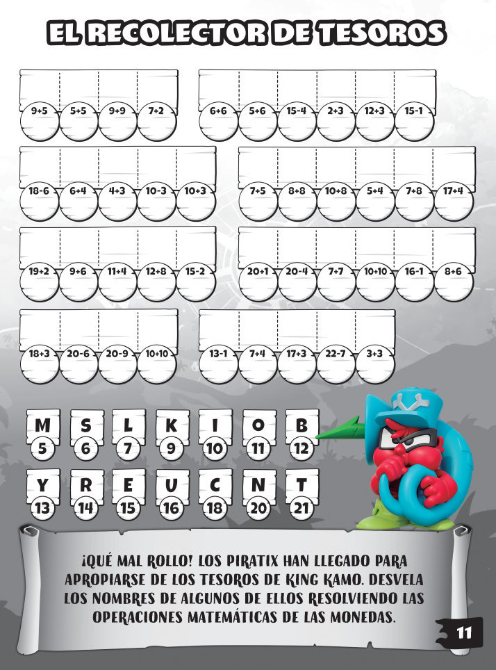 Libro para Colorear Piratix Nº 1 Wild Kingdom