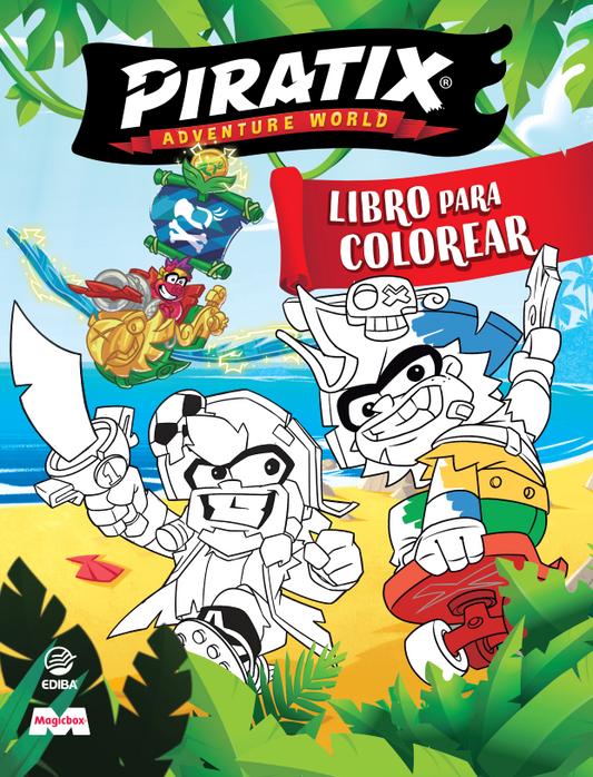Libro para Colorear Piratix Nº 2 Adventure World