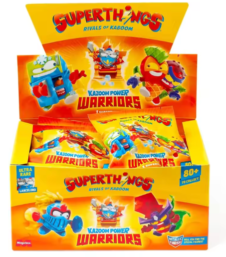 Pack 10 sobres Superthings - Serie Kazoom Power - Warriors