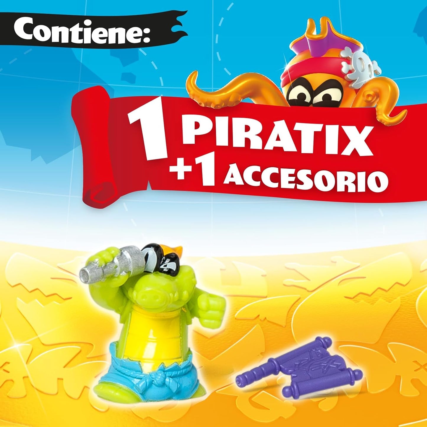 Pack 10 sobres Piratix - Golden Treasure