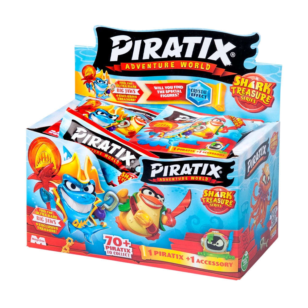 Pack 10 sobres Piratix - Shark Treasure