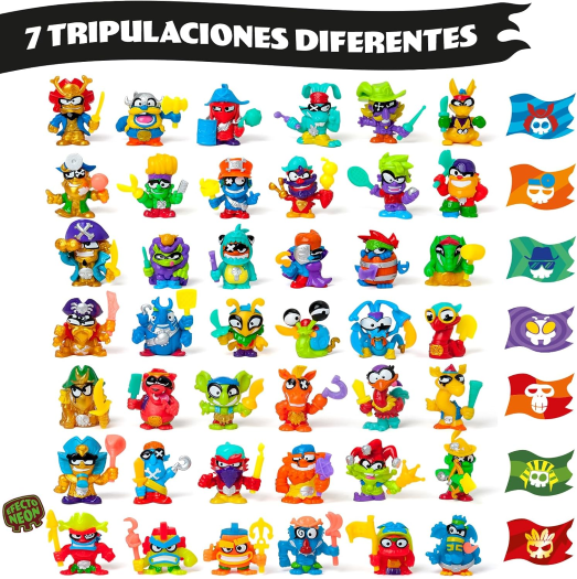 Pack 10 sobres Piratix - Crazy Jungle