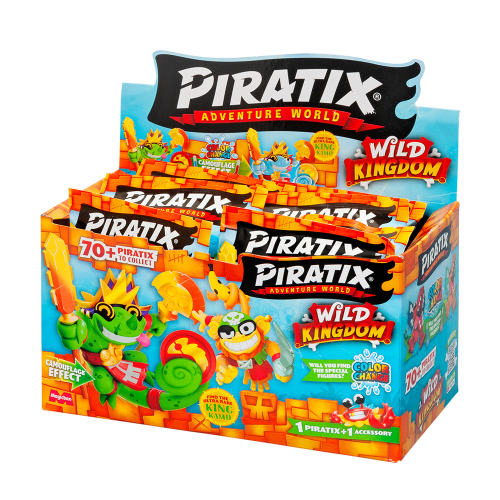 Pack 10 sobres Piratix - Wild Kingdom