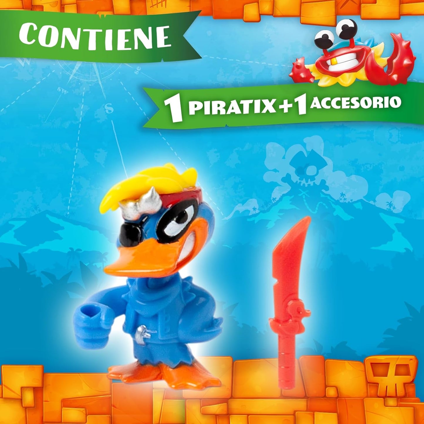 Pack 10 sobres Piratix - Wild Kingdom