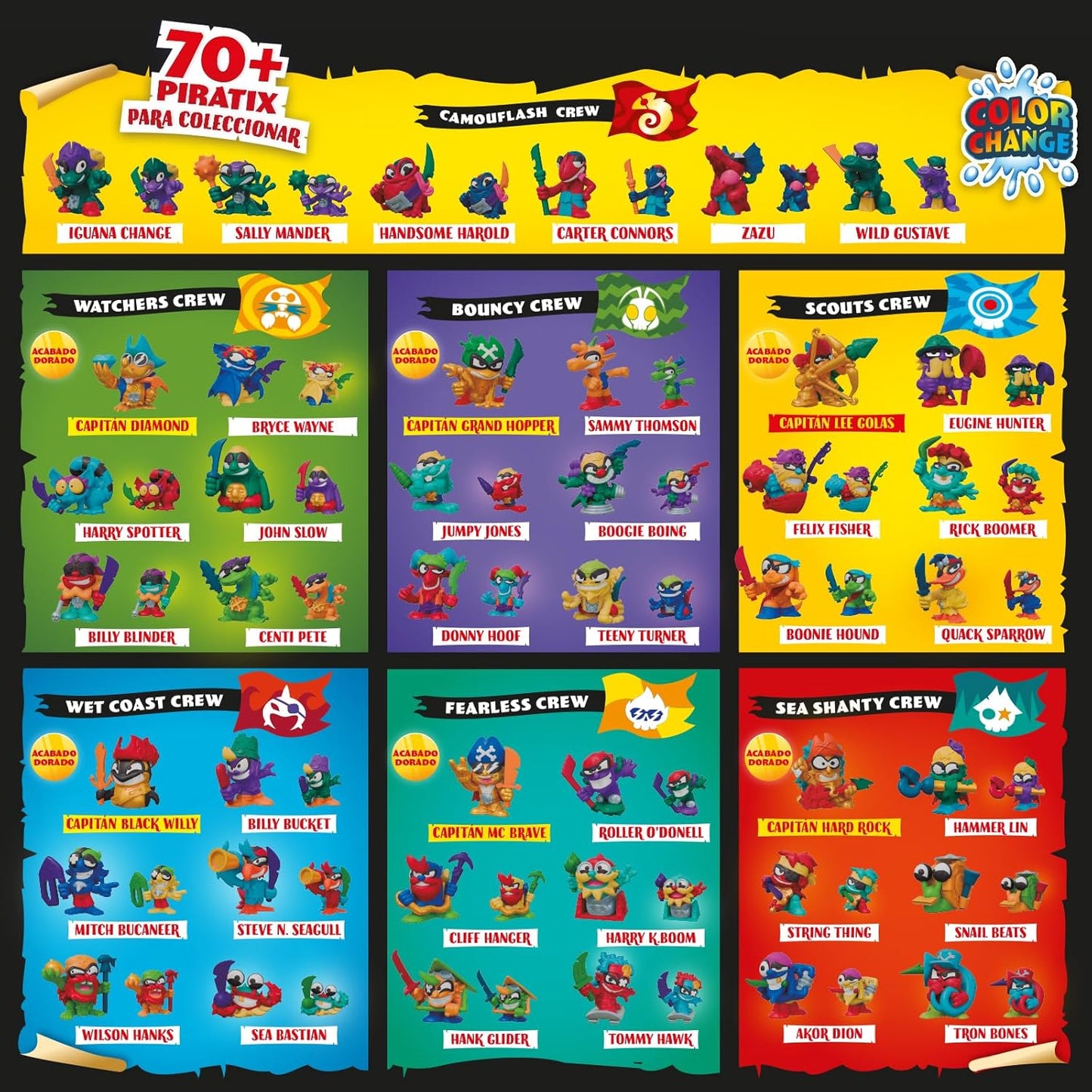 Pack 10 sobres Piratix - Wild Kingdom