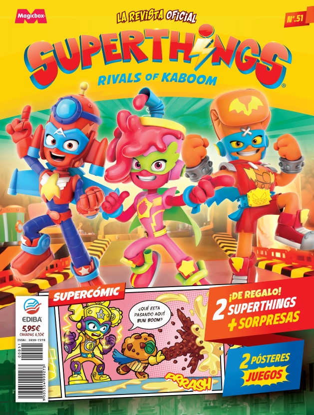 Superthings Nº 51 Serie Kazoom Power Warriors