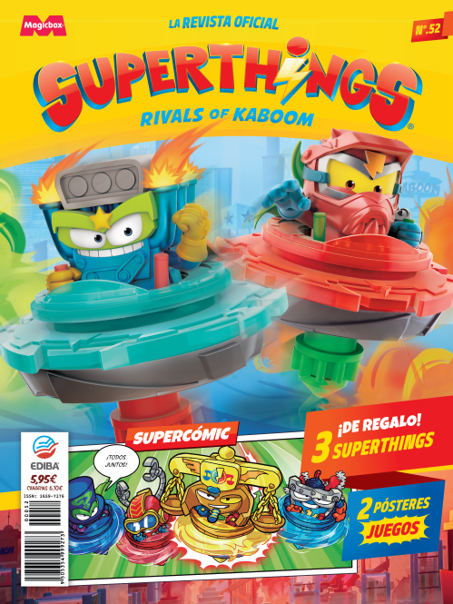Superthings Nº 52 Serie Kazoom Power Warriors