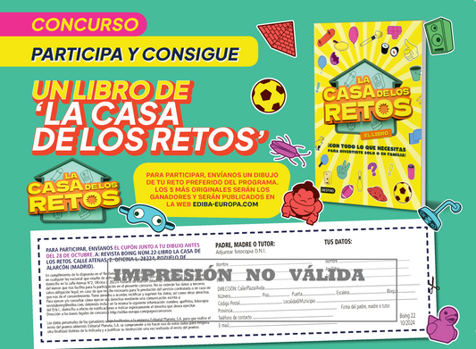 Concurso Libro de La Casa de los Retos
