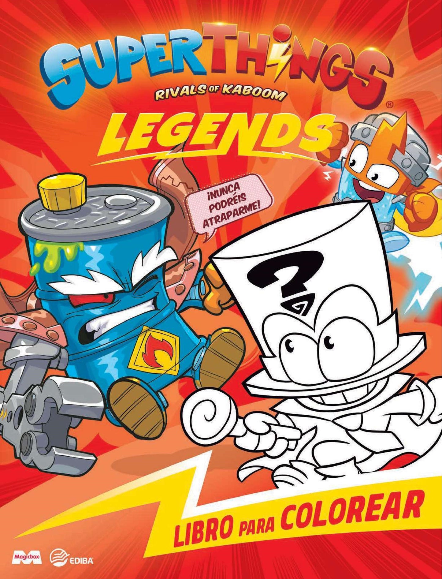 Libro para Colorear Superthings Nº13 Serie Legends